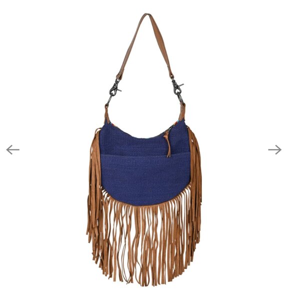 STS Ranchwear Mojave Sky Nellie Leather Fringe Bag Purse Western Handbag NEW - Picture 5 of 5